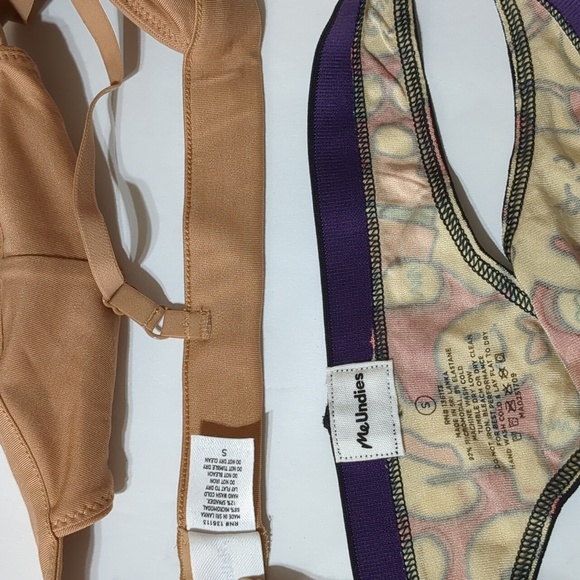 NEW MeUndies underwear 8 lot  women size Small 4 bralette's & 4 thongs - Picture 2 of 12